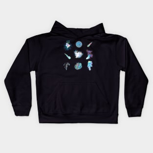 Holographic Explosions Kids Hoodie